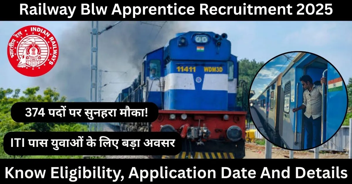 Railway Blw Apprentice Recruitment 2025